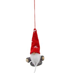 PAKABUKAS KALĖDINIS ŽAISLIUKAS NYKŠTUKAS RAUDONAS 11CM 1044422 - Image 3