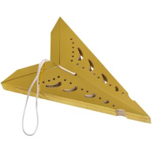 POPIERINĖ DEKORACIJA ŽVAIGŽDĖ SKERSMUO 45 CM 9 KAMPŲ AUKSINĖ 1058108 - Image 6