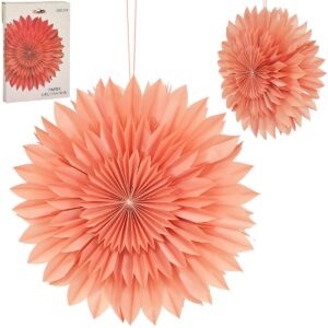 DEKORACINĖ KABINAMA 3D POPIERINĖ ŽVAIGŽDĖ 50CM ROŽINĖ 546560