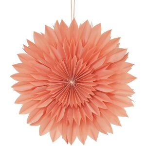 DEKORACINĖ KABINAMA 3D POPIERINĖ ŽVAIGŽDĖ 50CM ROŽINĖ 546560 - Image 2