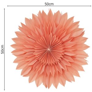 DEKORACINĖ KABINAMA 3D POPIERINĖ ŽVAIGŽDĖ 50CM ROŽINĖ 546560 - Image 5