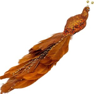 DEKORACINIS PAUKŠTIS SU SEGTUKU 38CM RUDAS VARINIS 1078373 - Image 2