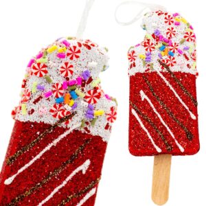 KALĖDINĖ DEKORACIJA PAKABINAMAS ŽAISLIUKAS 3VNT RAUDONAS 1078571 - Image 4