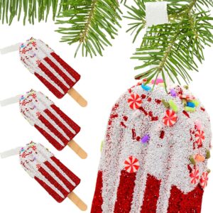 LED DEKORACIJA KABINAMAS KALĖDŲ ŽAISLIUKAS 3VNT RAUDONAS 1078588 - Image 2