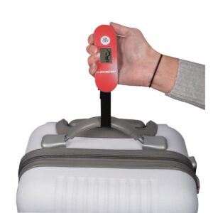 ELEKTRONINĖ TURISTINĖ SVARSTYKLĖS MAX 40 KG DUNLOP RAUDONOS 1060538