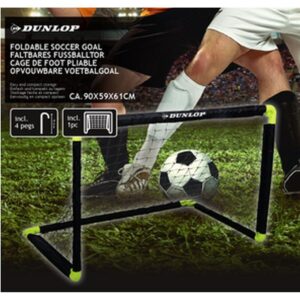 SULANKSTOMI FUTBOLO VARTAI SU TINKLU 90x59x61CM DUNLOP 133591 - Image 7