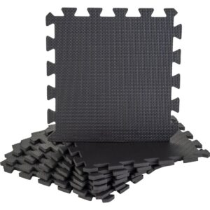 DĖLIONĖS TIPO KILIMĖLIS TRENIRUOKLIAMS 8VNT. 30x30x0,9CM JUODAS PURE 2 IMPROVE 7035400 - Image 2