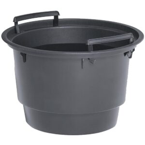 GĖLIŲ VAZONAS MILLY SU KOJELE 24CM ŠVIESIAI PILKAS 574394 - Image 5