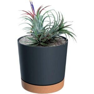 GĖLIŲ VAZONAS TUBO PM ANTRACITO SPALVOS 18CM 466941 - Image 8