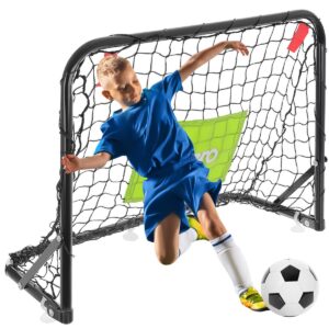 2 METALINIŲ VARTŲ RINKINYS SU TINKLU, FUTBOLO KAMUOLIU IR POMPA 60X45X24CM ENERO 1053233 - Image 8