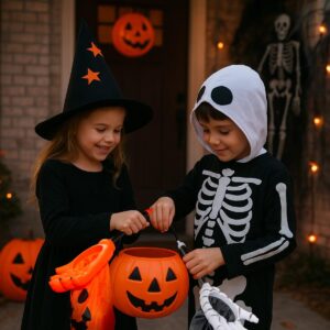 HALLOWEEN KREPŠYS SALDUMAINAMS, ORANŽINIS 1064208 - Image 3