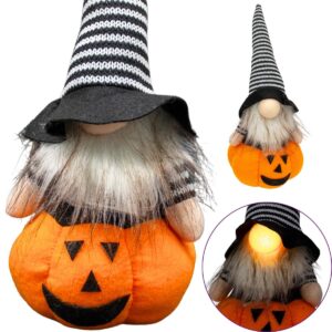 DEKORACINĖ FIGŪRĖLĖ ANT MOLIŪGO 25CM LED HALLOWEEN ORANŽINĖ 1064222