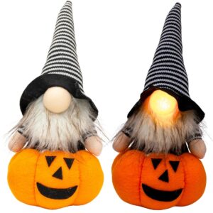 DEKORACINĖ FIGŪRĖLĖ ANT MOLIŪGO 35CM LED HALLOWEEN ORANŽINĖ 1064253 - Image 2