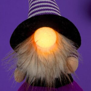 DEKORACINĖ FIGŪRĖLĖ ANT MOLIŪGO 35CM LED HALLOWEEN VIOLETINĖ 1064260 - Image 4