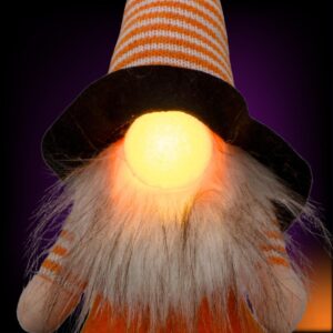 DEKORACINĖ FIGŪRĖLĖ ANT MOLIŪGO 35CM LED HALLOWEEN JUODA 1064277 - Image 4