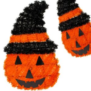 DEKORACINĖ FIGŪRĖLĖ MOLIŪGAS 35CM HALLOWEEN ORANŽINĖ JUOSTELĖ 1067773