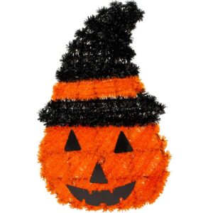 DEKORACINĖ FIGŪRĖLĖ MOLIŪGAS 35CM HALLOWEEN ORANŽINĖ JUOSTELĖ 1067773 - Image 2
