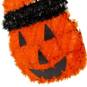 DEKORACINĖ FIGŪRĖLĖ MOLIŪGAS 35CM HALLOWEEN ORANŽINĖ JUOSTELĖ 1067773 - Image 3