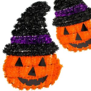 DEKORACINĖ FIGŪRĖLĖ MOLIŪGAS 35CM HALLOWEEN VIOLETINIS DRYŽIS 1067780