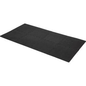 DĖLIONĖS TIPO KILIMĖLIS TRENIRUOKLIAMS 8VNT. 30x30x0,9CM JUODAS PURE 2 IMPROVE 7035400 - Image 4