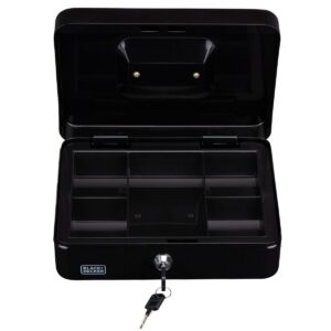 METALINĖ KASUTĖ PINIGAMS IR DOKUMENTAMS 25x8,5x18CM BLACK + DECKER 240060 - Image 3