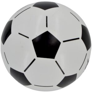 VINILINIS FUTBOLO KAMUOLYS BORUŽĖLĖ BALTAS-JUODAS 21CM 85G ENERO 1078656 - Image 2