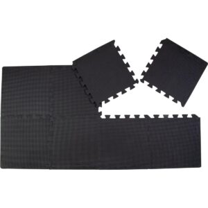 DĖLIONĖS TIPO KILIMĖLIS TRENIRUOKLIAMS 8VNT. 30x30x0,9CM JUODAS PURE 2 IMPROVE 7035400 - Image 6