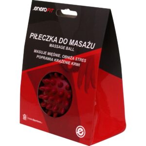 MASAŽO KAMUOLIUKAS 7CM RAUDONAS MEDIUM ENERO FIT 1048284