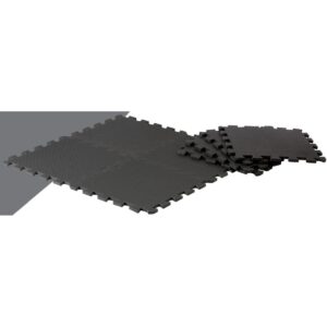 DĖLIONĖS TIPO KILIMĖLIS TRENIRUOKLIAMS 8VNT. 30x30x0,9CM JUODAS PURE 2 IMPROVE 7035400 - Image 8