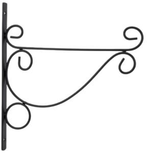 METALINIS AUGALŲ LAIKIKLIS SU ORNAMENTAIS JUODAS 26X28CM KINZO 1086958 - Image 2