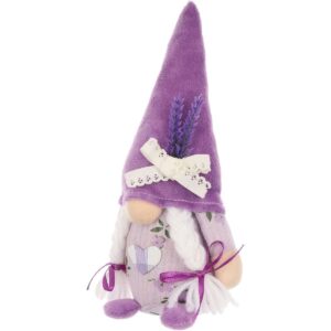 NYKŠTUKAS GNOMAS LAVANDA GIRL 20CM PAVASARIO DEKORACIJA 1052526 - Image 3