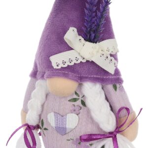 NYKŠTUKAS GNOMAS LAVANDA GIRL 20CM PAVASARIO DEKORACIJA 1052526 - Image 4