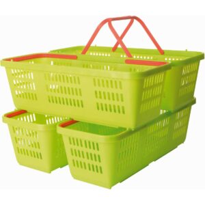 PLASTIKINIS KREPŠELIS VAISIAMS IR DARŽOVĖMS, AŽŪRINIS SU RANKENA 1075730 - Image 6