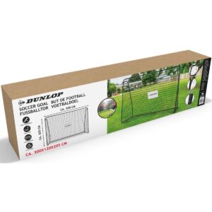 FUTBOLO VARTAI SU TINKLU 300x205x120CM DUNLOP 2006642 - Image 2