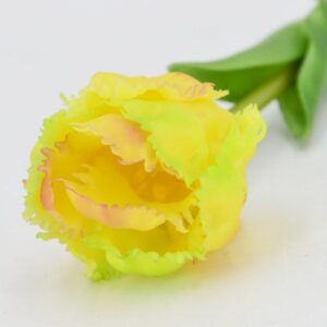 TULIPAN TAMSIAI GELTONAS 38CM KAIP GYVAS PAVASARINĖ DEKORACIJA 1075242 - Image 3