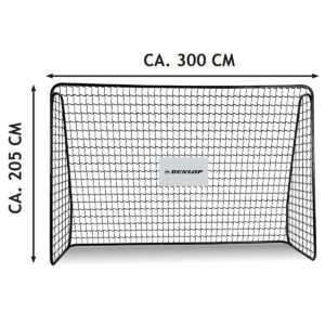 FUTBOLO VARTAI SU TINKLU 300x205x120CM DUNLOP 2006642 - Image 5