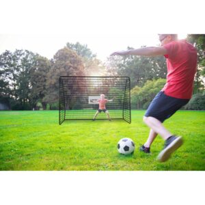 FUTBOLO VARTAI SU TINKLU 300x205x120CM DUNLOP 2006642 - Image 9