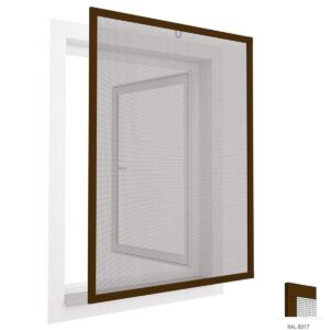 LANGO TINKLELIS NUO UODŲ ALU 100X120 RUDAS PLUS 9014288 - Image 10