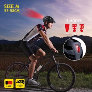 MTB DVIRAČIO ŠLOMAS 6xLED DUNLOP R.M 266916 - Image 3