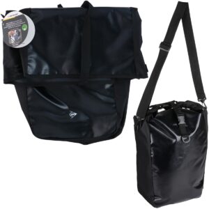 VANDENIUI ATSPARUS DVIRAČIO KREPŠYS ANT BAGAŽINĖS GALINIS JUODAS 24L DUNLOP 435084 - Image 3