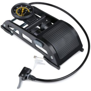 2 STŪMOKLIŲ KOJINĖ POMPA SU MANOMETRU DVIRAČIUI AUTOMOBILIUI KAMUOLIUI DUNLOP 2275215 - Image 2