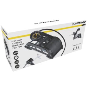2 STŪMOKLIŲ KOJINĖ POMPA SU MANOMETRU DVIRAČIUI AUTOMOBILIUI KAMUOLIUI DUNLOP 2275215 - Image 3
