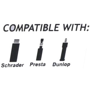 2 STŪMOKLIŲ KOJINĖ POMPA SU MANOMETRU DVIRAČIUI AUTOMOBILIUI KAMUOLIUI DUNLOP 2275215 - Image 7