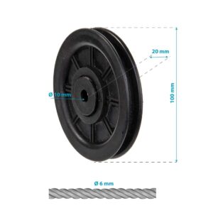 SKRIEMULYS fi 100MM TROSUI TRENIRUOKLIUI fi 6MM ENERO FIT 1047218 - Image 3