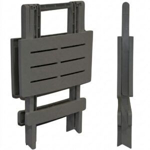 SULANKSTOMAS PLASTIKINIS SODO STALAS 43x45x50CM ANTRACITO SPALVOS 607200 - Image 7
