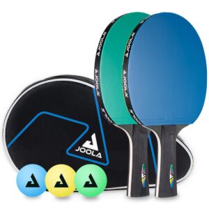 STALO TENISO RINKINYS DUO COLORATO 2 RAKETĖS 3 KAMUOLIUKAI DĖKLAS JOOLA 549148