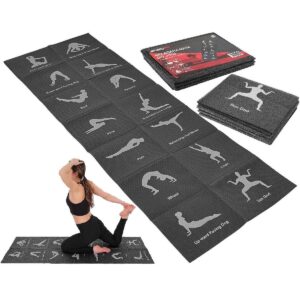 SULANKSTOMAS JOGOS KILIMĖLIS 1700x600x5MM JUODAS ENERO FIT 1001241