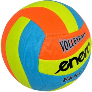 PAPLŪDIMIO TINKLINIO KAMUOLYS FANCY ENERO MĖLYNAS GELTONAS ORANŽINIS 1053011 - Image 4