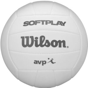 TINKLINIO kamuolys WILSON AVP SOFTPLAY BALTAS 741217