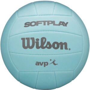 TINKLINIO kamuolys WILSON AVP SOFTPLAY MĖLYNAS 741224